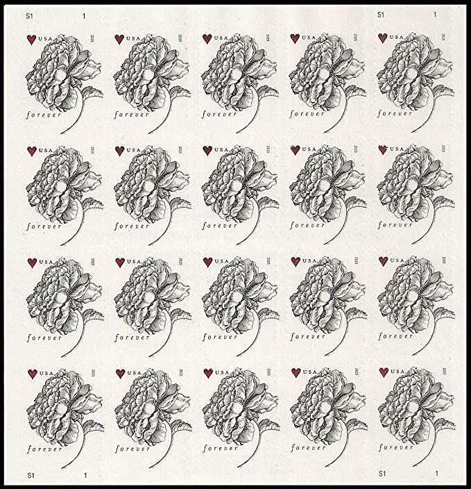 2015 Vintage Rose Forever Stamp Elegant Wedding Rose Design