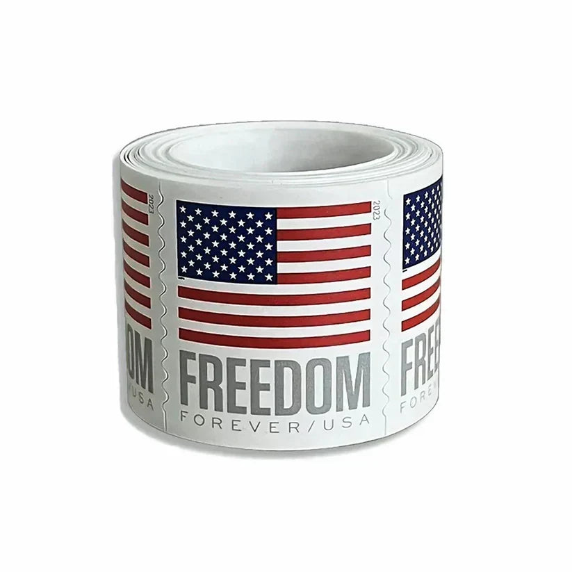 2017 USA Flag Forever Postage Stamps Classic Oil-Painted Flag Design, 100+